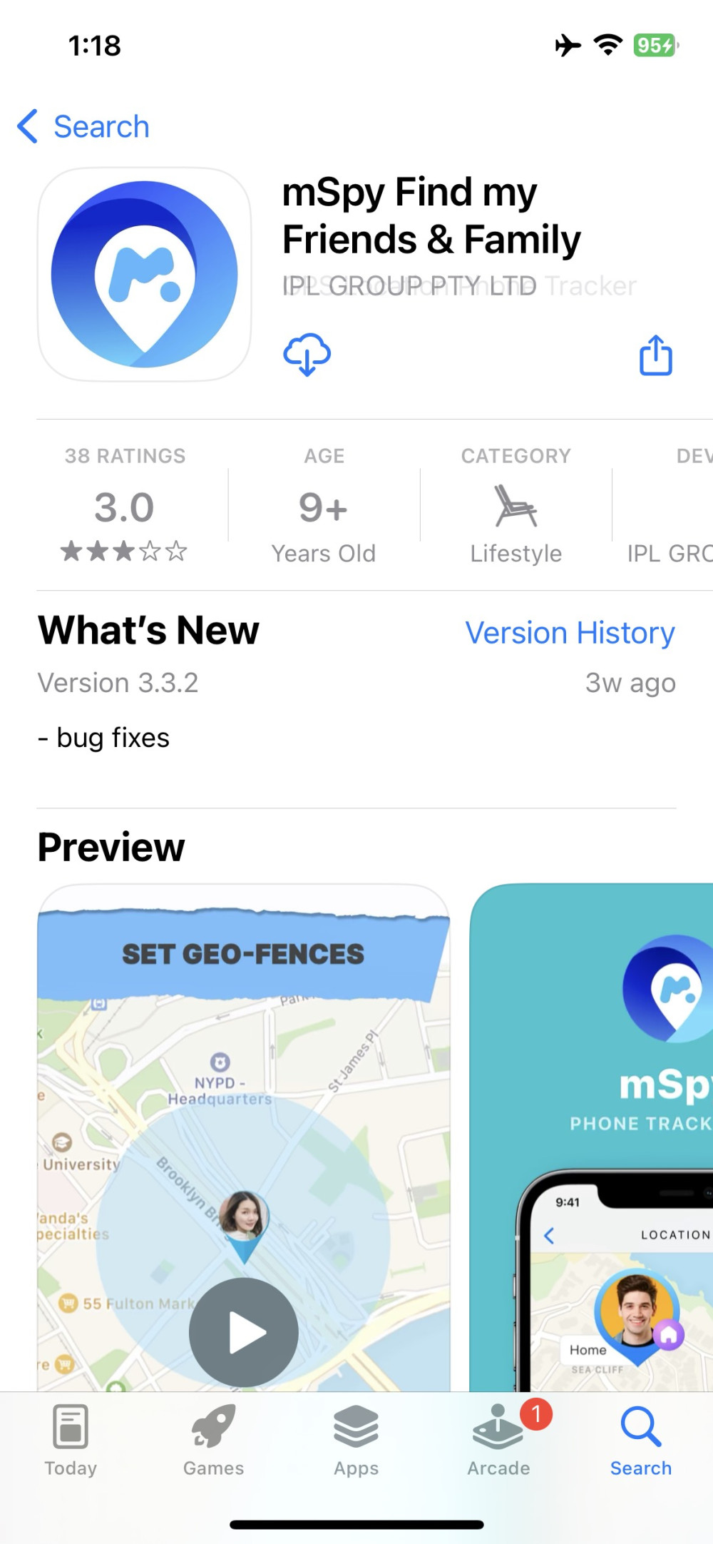 mSpy on App Store